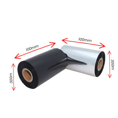 WRF-19FBK Wax Resin Ribbon 100mm x 300m 1 inç Outside - 1